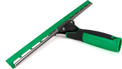 Image de Unger ErgoTec Fensterwischer Breite 35 cm, mit S-Schiene und grünem Wischergummi
