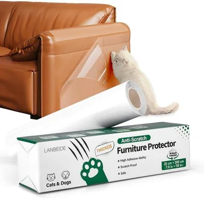 Image de Film de protection anti-rayures pour portes, autocollant, 20 cm x 3 m, simple face