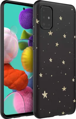 Productafbeelding van imoshion Design hoesje voor de Samsung Galaxy A51 - Stars Gold