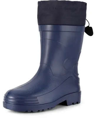 Produktbild von Ladeheid Herren federleichte Eva Thermo Gummistiefel warm mit Stulpe gefüttert LA-892 (Navy, 45 EU)