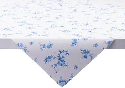 Produktbild von Sovie HOME Tischdecke Bonnie in Blau aus Linclass® Airlaid 80 x 80 cm, 1 Stück - Floral