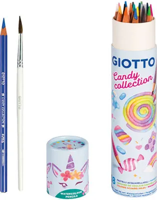 Image de Giotto Candy Collection Acquarell F250000 Crayon 18 unités One Size