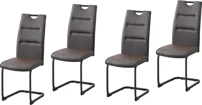 Produktbild von Schwingstuhl 4er Set Polyurethanbraun DannyP HTI-Line