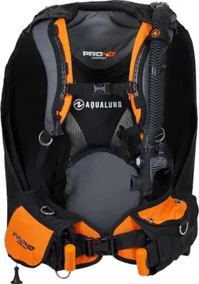 Zdjęcie produktu dla Aqualung Pro Hd Compact Bcd pomarańczowy, czarny S-M mężczyźni, kobiety pomarańczowy, czarny S-M
