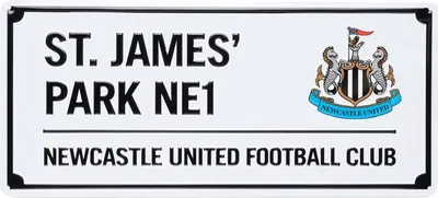 Obrázek produktu pro Newcastle United FC - Pouliční nápis TA13663 (jedna velikost) (bílá)