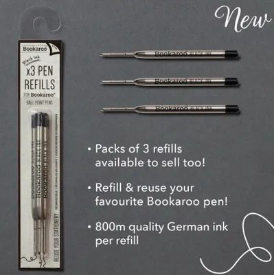 Obrázek produktu pro Bookaroo Pen - černé náplně 3ks