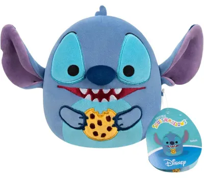 Produktbild von Squishmallows Disney Kuscheltier Stitch 20 cm - weiches Plüschspielzeug