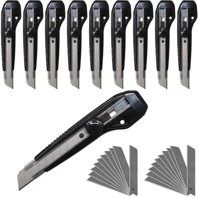 Productafbeelding van Set van 10 snijders 18 mm met wiel + 40 reservemesjes