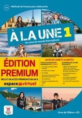 Image de A la une 1 podręcznik. Edicon premium - Opracowanie Zbiorowe (Langues étrangères : français en polonais)