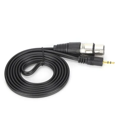 Obrázek produktu pro Mikrofonní kabel 3,5 mm na XLR kabel 3,5 mm samec na XLR samici PVC 3,5 mm na XLR kabel XLR na Aux Mic kabel XLR kabel