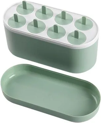 Image de Moules à glaces en silicone - Set de moules à glaces réutilisables - Machine à glaces à faire soi-même - Indispensable pour un été écolo - Pour toute la famille