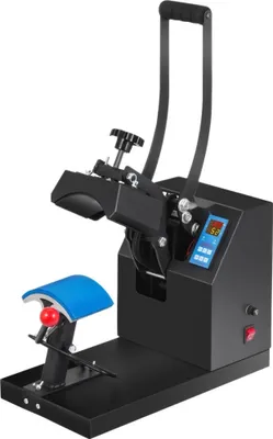 Immagine prodotto di CP2815-S - Pressa termica per tappi 14x8cm - Macchina per la stampa a caldo di tappi - Pressa di trasferimento a caldo con regolatore digitale di temperatura e tempo a LED