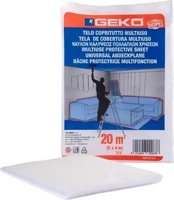 Image de Bâche de protection 20 m² sous sac 5 x 4 m - Geko