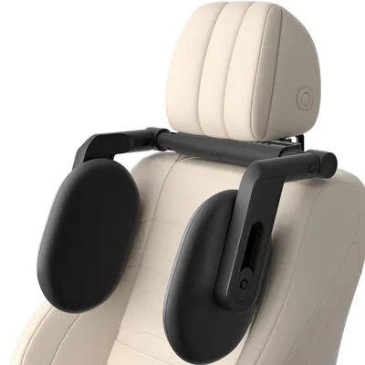 Image de Elzusha - Appuie-tête réglable pour voiture, en cuir