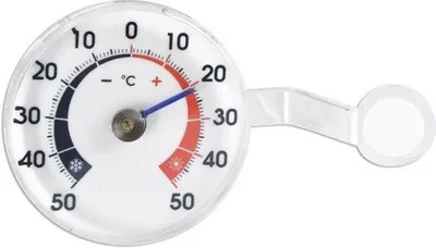 Produktbild von Selbstklebendes Außenthermometer für Fensterglas, ohne Bohren