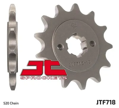 Produktbild von JTSPROCKETS Kettenritzel JTF718.13 Vorne Chromstahl für CAGIVA WMX250(87-88) HUSQVARNA WR240 Enduro (90-91)