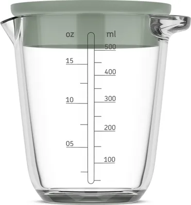 Image de Mepal Chef it Messbecher glas messbecher chef it 500 ml mit deckel - nordic sage 124 x 103 x 129 102310594700