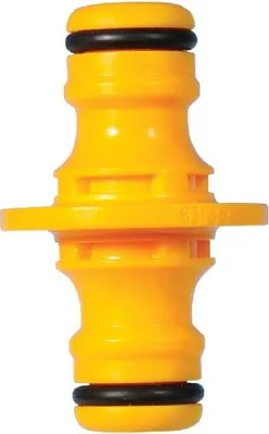 Immagine prodotto di Raccordo doppio maschio in plastica per tubo da giardino - blister