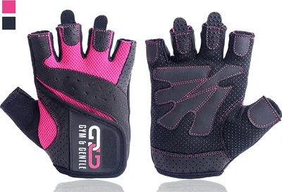 Produktbild von Gym & Gentle - Fitness Handschuhe Damen / Herren, Größe M - Schutz beim Sport, Krafttraining, Fahrrad fahren