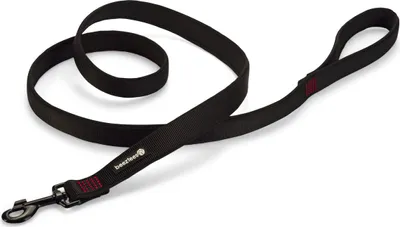 Immagine prodotto di Beeztees Parinca Premium - guinzaglio per cani - nylon - nero - 180 cm x 25 mm