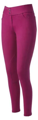 Produktbild von EQUITHÈME Pull-On Reithose Kinder, Farbe:marineblau, weiße Ziernähte, Größe:Kindergröße 10 Jahre
