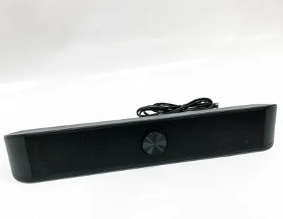 Produktbild von Redragon GS560 Adiemus RGB Desktop-Soundbar, 2.0-Kanal-Computerlautsprecher mit dynamischer Lichtleiste Audio-Light-Sync/Display, Touch-Control-Hintergrundbeleuchtung mit Lautstärkeregler, USB Kable