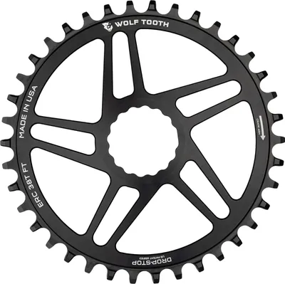 Image de Wolf Tooth Easton/Race Face Cinch Direct Mount Kettenblatt, 38 Z., Drop-Stop B, noir
