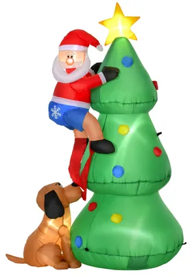 Produktbild von Weihnachtsdeko Aufblasbar Weihnachtsbaum mit LED-Beleuchtung
