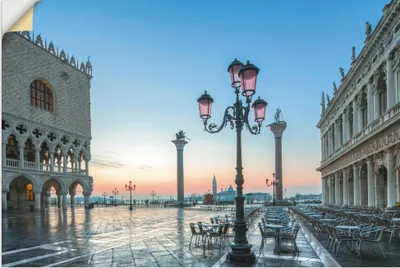 Produktbild von ARTland Wandbild, selbstklebend Markusplatz in Venedig Größe: 120x80 cm