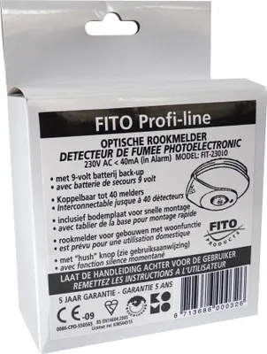Image de Fito - Détecteur de fumée Fito Optical 230V | 1 pièce