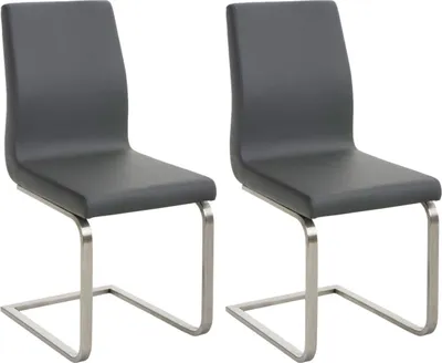 Produktbild von 2er Set Esszimmerstühle Belfort grau