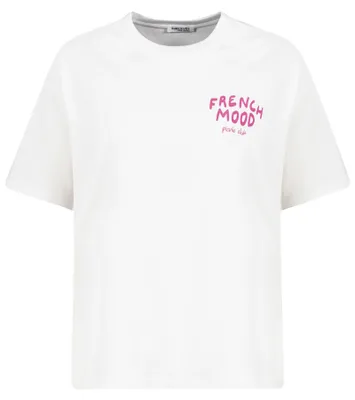 Produktbild von Sublevel Lässiges Shirt Rundhalsausschnitt Kurzarm Bedruckt Größe: XL