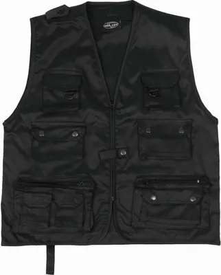 Produktbild von Mil-Tec Jagd- und Anglerweste, schwarz