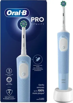 Zdjęcie produktu dla Elektryczna szczoteczka do zębów Oral-B Vitality Pro D103 Purple 3 programy czyszczenia Akumulator