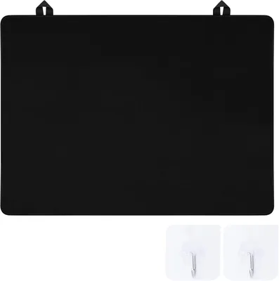 Obrázok produktu pre Poklop na sporák 62 × 53 cm, Odolný voči teplu, Odolný proti poškriabaniu, Čierny, Pre indukčný sporák