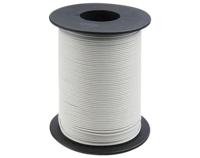 Productafbeelding van Koperdraad, 0,5 mm / 100 meter, wit