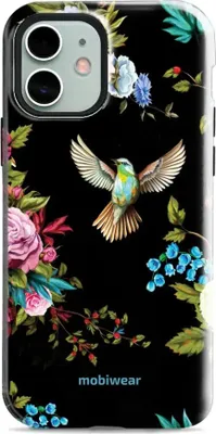 Produktbild von Handyhülle für iPhone 12, Mobiwear Elite Pro, Nachtkolibri