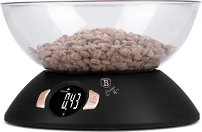 Zdjęcie produktu dla Waga kuchenna BERLINGERHAUS z miską Black Rose Collection BH-9620