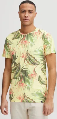 Produktbild von Blend BHTromas Herren T-Shirt Kurzarm Shirt mit Print Rundhals-Ausschnitt All-Over-Print hochwertige Baumwoll-Qualität
