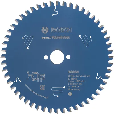 Produktbild von EXPERT Aluminium Kreissägeblatt, 165x2,6/1,6x20 mm, Z52