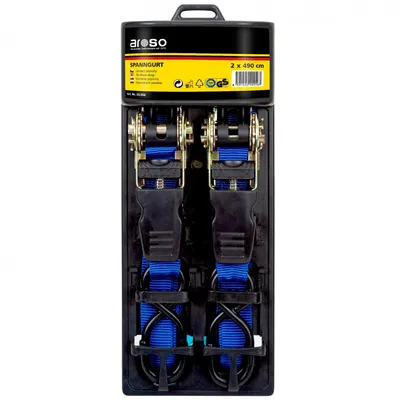 Obrázek produktu pro Popruhy upínací s ráčnou a háky 2ks 400daN 30mm x 4.9m