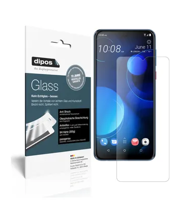 Obrázek produktu pro 2x ochranná fólie pro HTC Desire 19 Plus matná - anti-shock 9H fólie dipos Glass plastové sklo