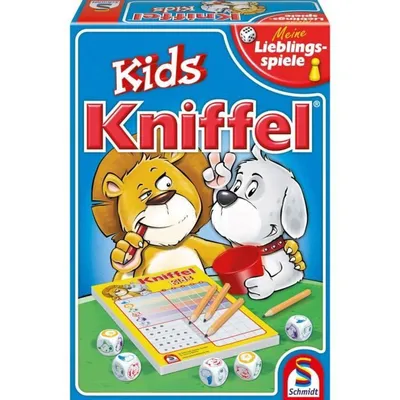Produktbild von Schmidt Spiele Meine Lieblingsspiele Würfelspiel Kniffel Kids 40535