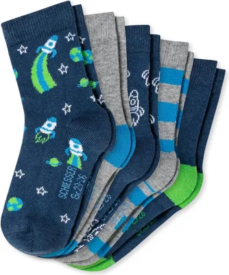 Produktbild von Schiesser Kleinkinder Jungen 5 Pack Kindersocken 19/22  sortiert 1 5er-Packung