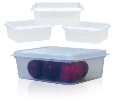 Image de Ensemble de 3 boîtes de conservation alimentaires hermétiques - 2000 ml