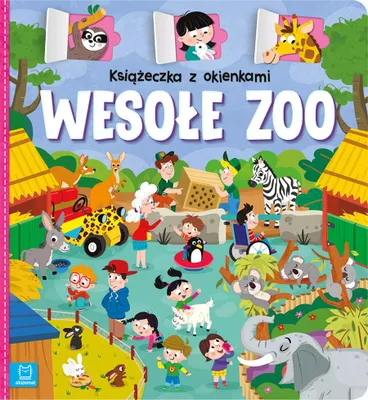 Produktbild von Książeczka z okienkami Wesołe zoo / Aksjomat
