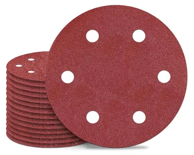 Productafbeelding van Schuurschijven Set - Schuurpapier Rond - Glad Maken Oppervlakken - Aluminiumoxide Korrel - 225mm 15 Stuks - Niet Van Toepassing