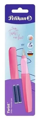 Produktbild von Pelikan 300010116, Pink, Kartuschenfüllsystem, Edelstahl, Beidhändig, Sichtverpackung, 1 Stück(e)