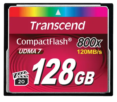Immagine prodotto di Transcend Compact Flash 128GB 800x