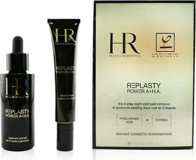 Immagine prodotto di HR Re-Plasty A. Power + H.A Scrub viso notte 30ml - Confezione da 2